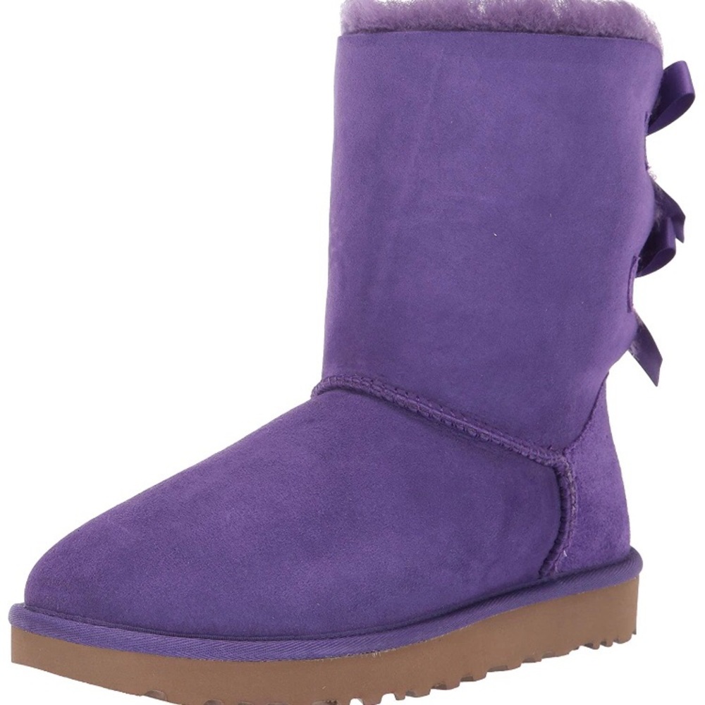 Purple Bailey Bow Ugg Boots